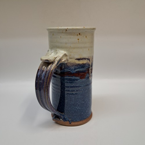 #260321 Beer Stein Sand & Blue $24 at Hunter Wolff Gallery