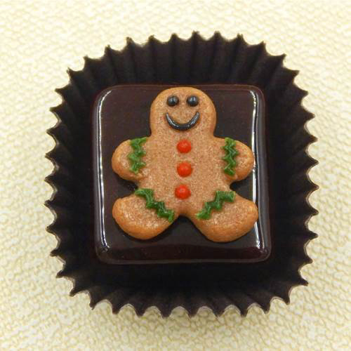 HG-092 Christmas Gingerbread Boy $49 at Hunter Wolff Gallery