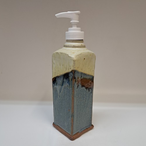 #251224 Soap Dispenser Blue/Ivory $18 at Hunter Wolff Gallery