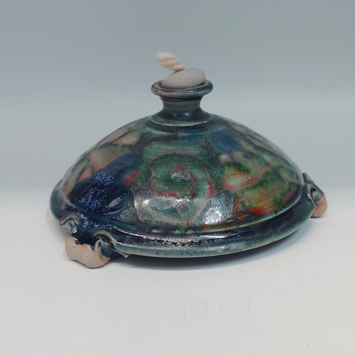 #220251 Oil Lamp Green/Mauve $16.50 at Hunter Wolff Gallery
