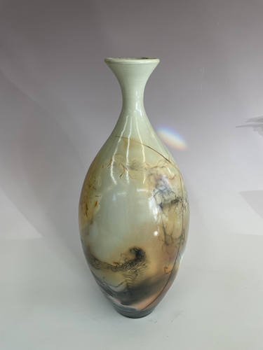 Click to view detail for BS-043 Bottle Saggar-Fired $325