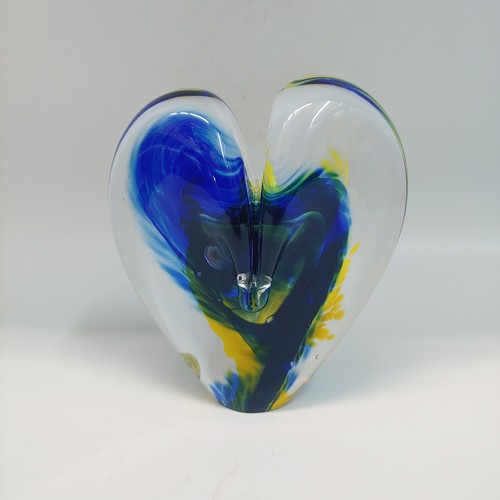 DG-054 Heart Cobalt, Lemon $108 at Hunter Wolff Gallery