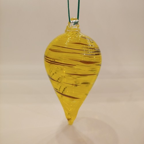 DB-582 Ornament  Golden Honey Beehive $35 at Hunter Wolff Gallery