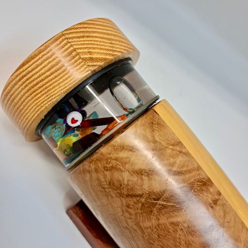 Click to view detail for SC-058 Exotic HardWood  Kaleidoscope $172