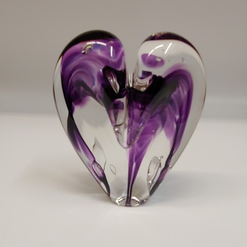 Click to view detail for DG-059 Heart Purple 5x4 $108