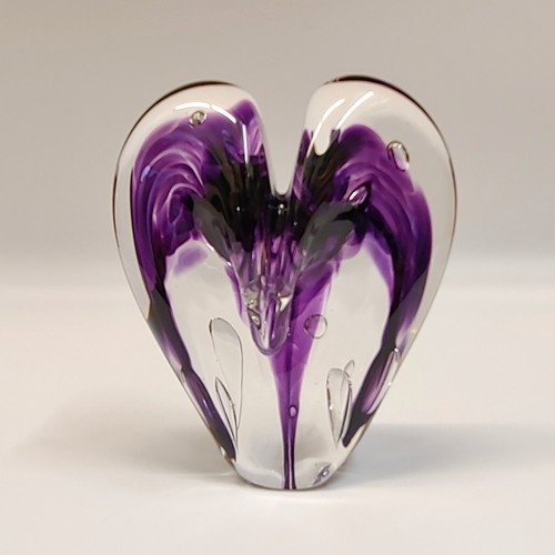 DG-060 Heart Purple 5x4 $108 at Hunter Wolff Gallery