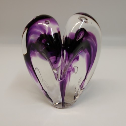 Click to view detail for DG-061 Heart Purple 5x4 $108