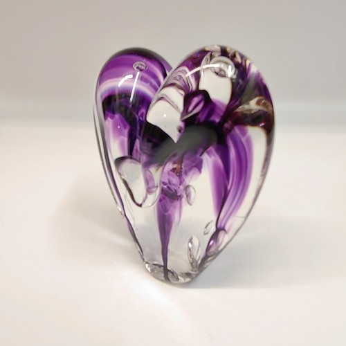 DG-061 Heart Purple 5x4 $108 at Hunter Wolff Gallery