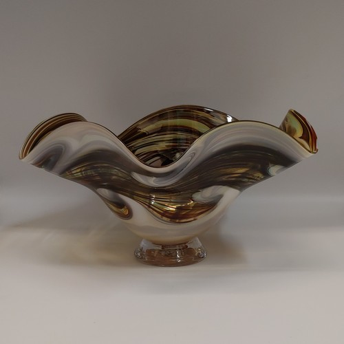 DB-633 Earth Fluted Bowl 6.5x11x11 $235 at Hunter Wolff Gallery