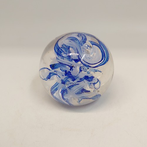 Click to view detail for DB-638 Mini Paperweight Blue 2.5x2.5 $33