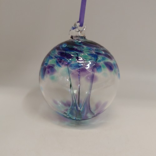 Click to view detail for DB-643 Ornament Witch Ball Jewel Tone 3x3 $33