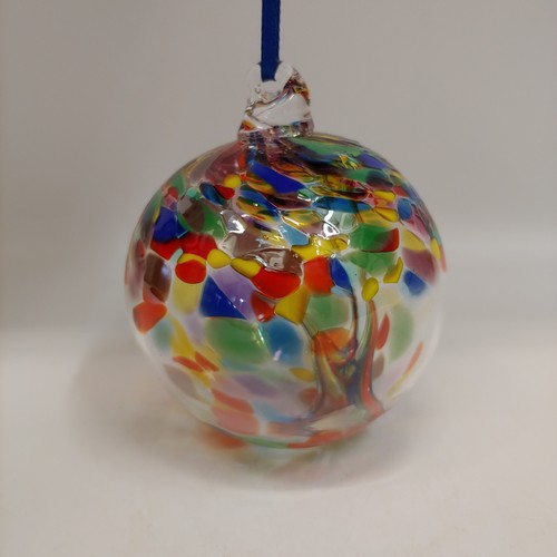 Click to view detail for DB-645 Ornament Witch Ball  Rainbow3x3 $33
