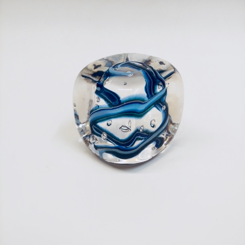 Click to view detail for DB-664 Paperweight Blue $66