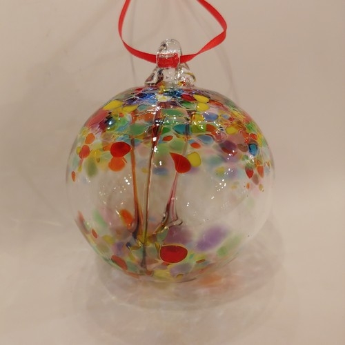 Click to view detail for DB-686 Ornament Witchball Rainbow $35