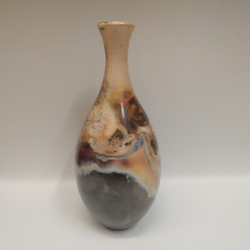 Click to view detail for BS-006 Vase, Pit Fired 10.75x4.25 $195