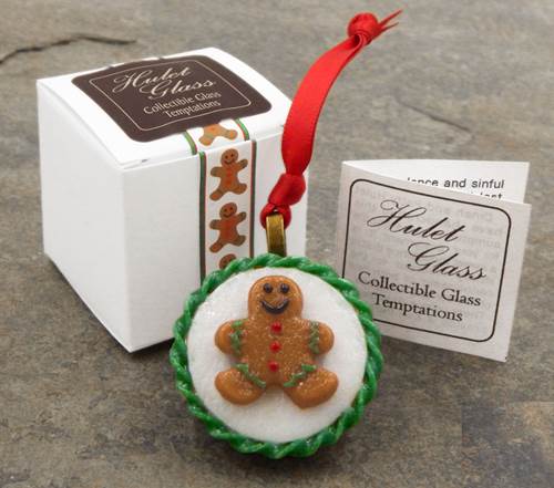 HG-132 Ornament Christmas Gingerbread Man $52 at Hunter Wolff Gallery