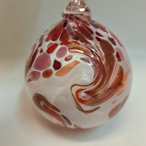 DB-936 Ornament - Red and White Powder $37 at Hunter Wolff Gallery