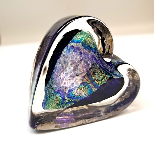 DB-950 Heart Paperweight-Purple $52 at Hunter Wolff Gallery