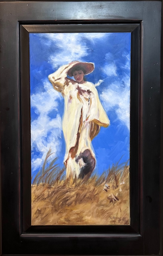 A Gust of Wind, after John Singer Sargent 21x11 $750 at Hunter Wolff Gallery