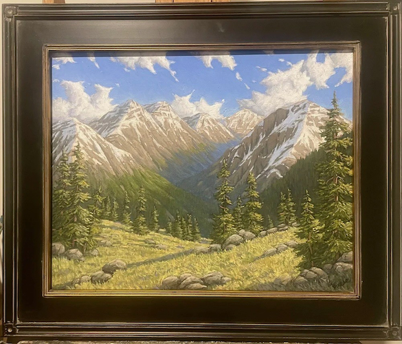 Click to view detail for A Valley View 16x20 $1400