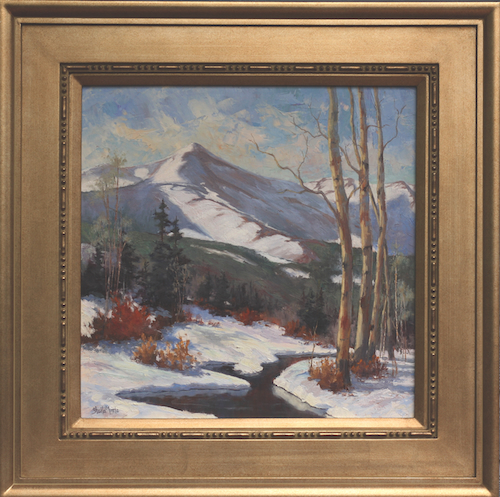 Click to view detail for After The November Snow 18x18 $1295