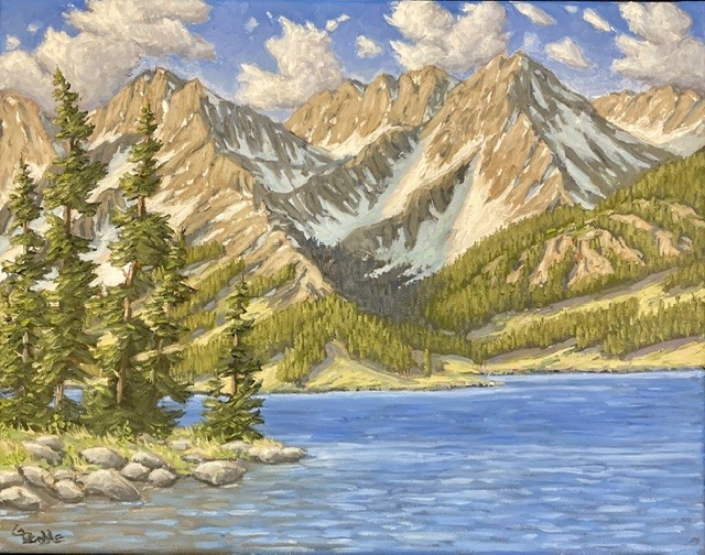 Alpine View II $675 at Hunter Wolff Gallery