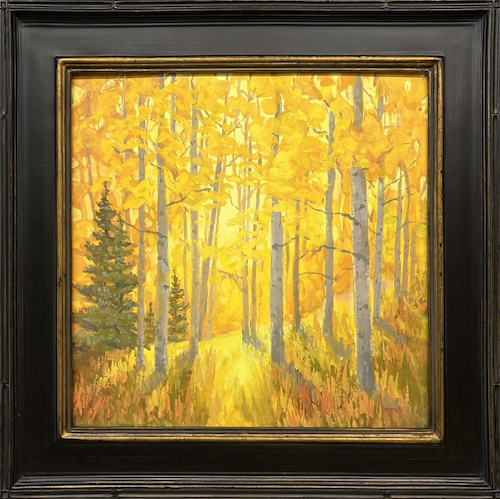 Amber Archway 18x18 $1325 by KAREN STORM