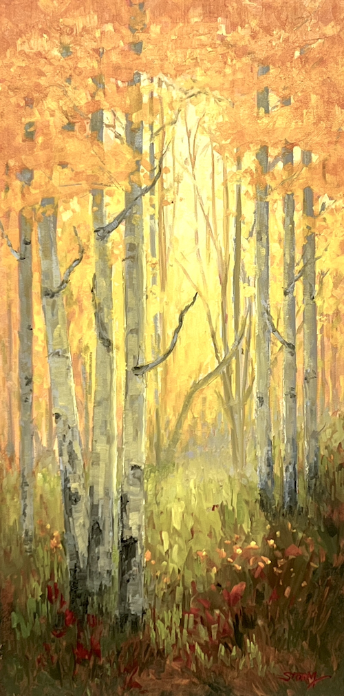 Autumn Grace 24x12 $1200 at Hunter Wolff Gallery