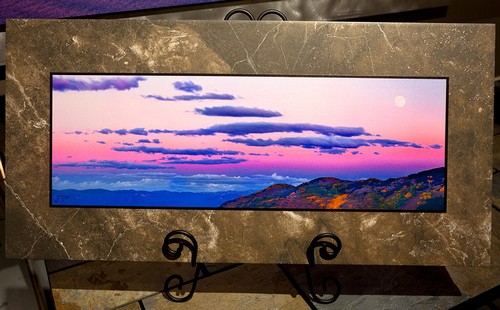 Click to view detail for Autumn Dream Stone Plaque 12x24 $180