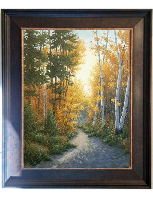 Where Your Path Leads 14x11 $540 at Hunter Wolff Gallery