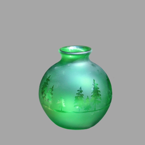 Click to view detail for DB-679 Vase Forest, Green 5x5x5 $90