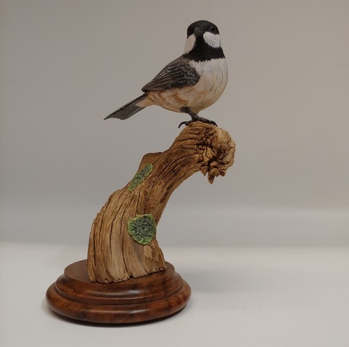 Click to view detail for Black Capped Chickadee  7x5x3.75  $685