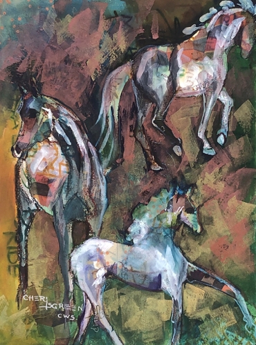 Click to view detail for Cloud Dancers 14x11 $500
