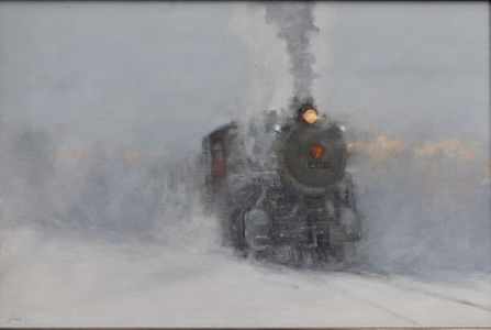 Cold Start 16x24 $1800 at Hunter Wolff Gallery