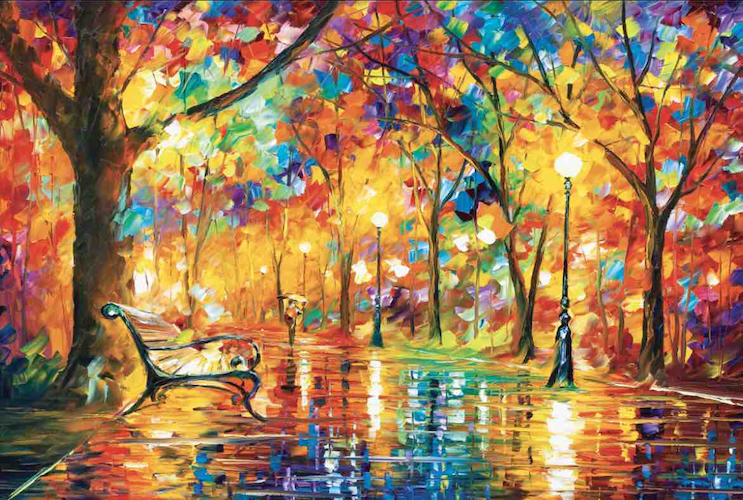 Click to view detail for MP-004 Colorful Night 16x10 $78