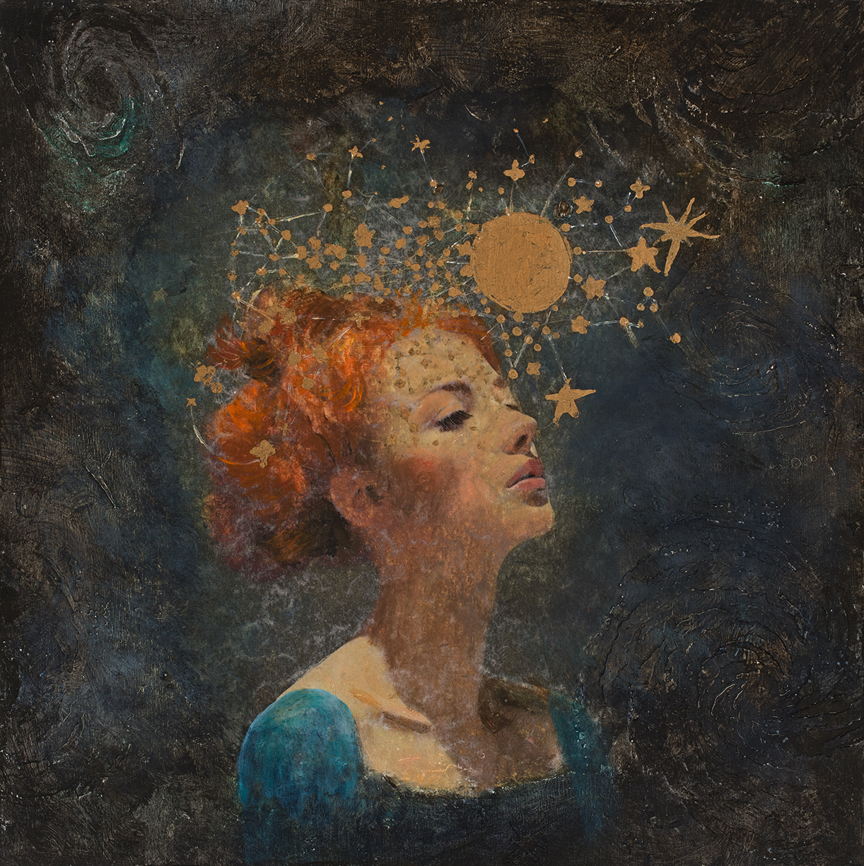 Click to view detail for Contemplating 10x10 $800