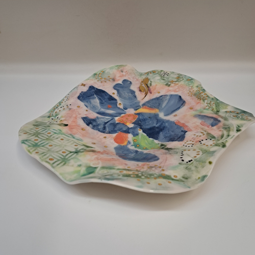 Click to view detail for CP-002 Platter, Laminated Clay $195
