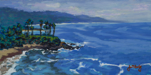 Crescent Bay 6x12 $825 at Hunter Wolff Gallery