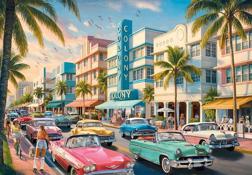 Click to view detail for MP-027 Cruising Through Ocean Drive 500 pcs $109