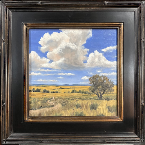 Eastern Plains 12x12 $575 at Hunter Wolff Gallery