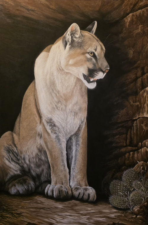 Echoes In Stone 36 x 24 $9500 at Hunter Wolff Gallery