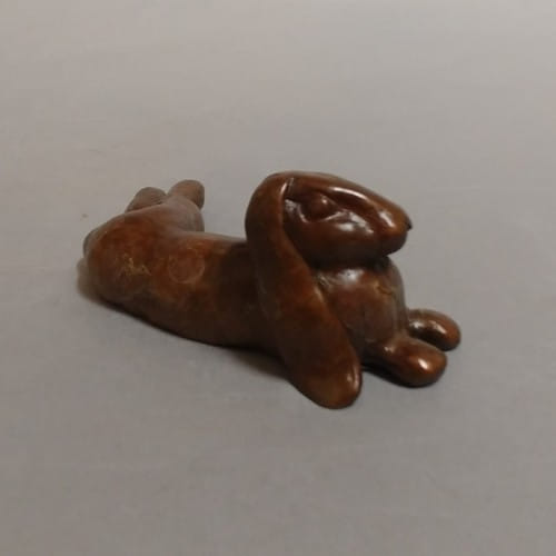 Click to view detail for FL108 Bunny Bronze 1.5x4.25x2.25  $110