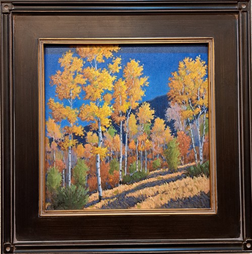 Fall Colors 12x12 $650 by GEORGE BODDE
