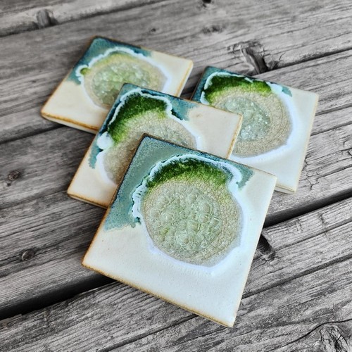 Click to view detail for KB-621 Coaster  Set of 4 Fern $45