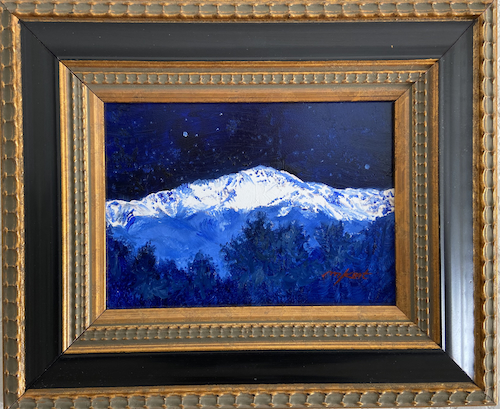 Fresh Snow 5x7 $225 at Hunter Wolff Gallery