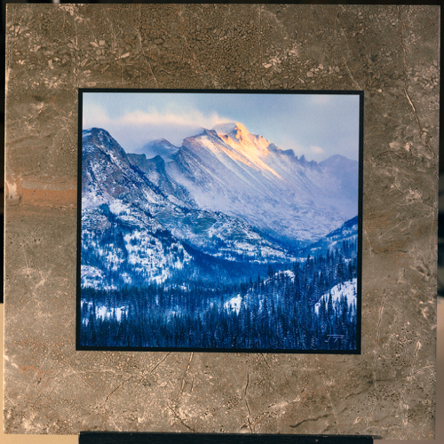 Click to view detail for Glacier Gorge 12x12 $98