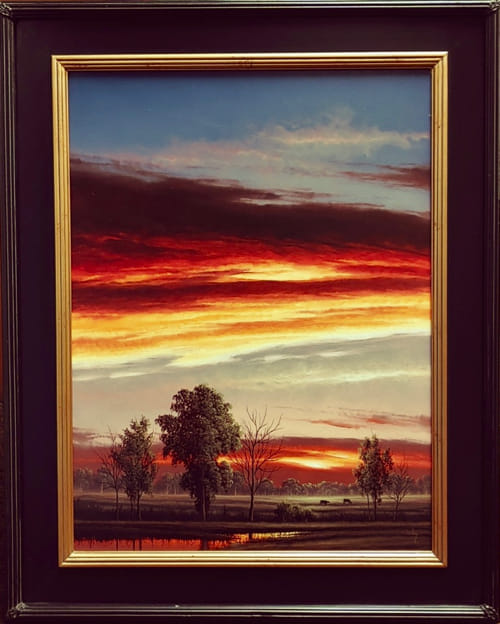 Glowing Evening 24x18 $2685 at Hunter Wolff Gallery