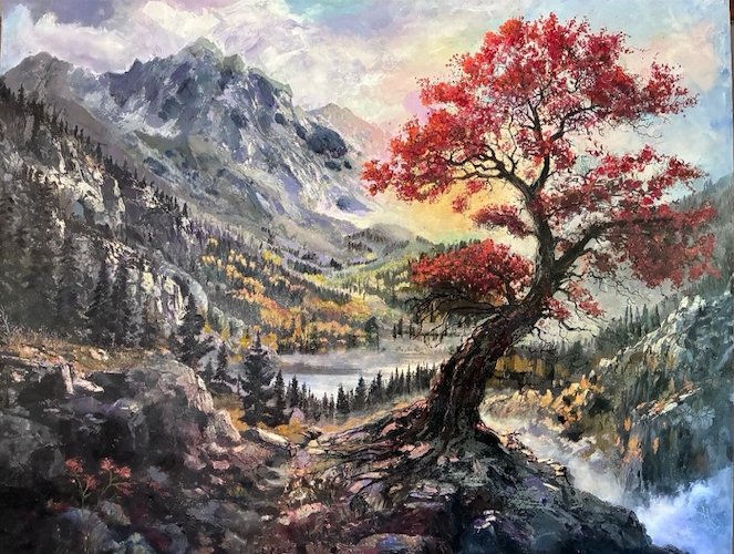 Guardian 48x60 $5800 by JOHN SHERMAN