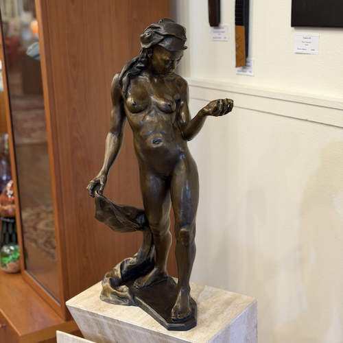 Click to view detail for MB-S034 Bronze Sculpture Lost Coin 1/24 $6300