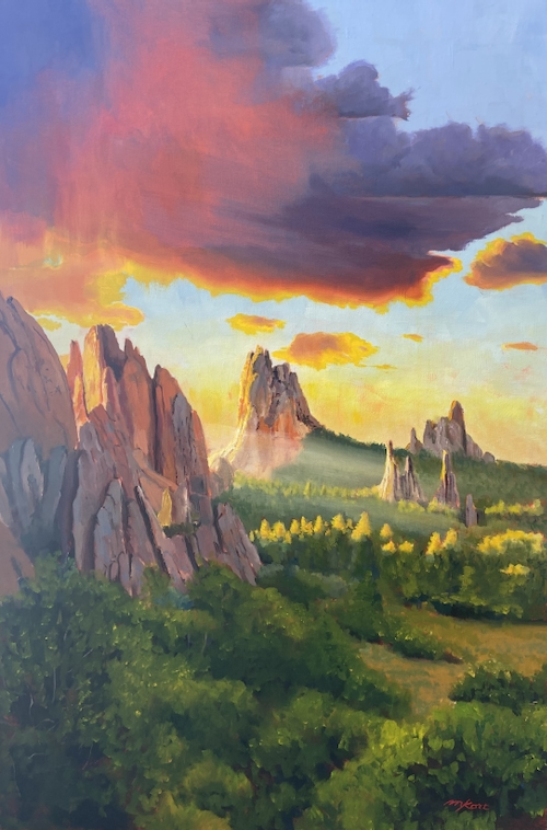 First Ray 30x20 $1700 at Hunter Wolff Gallery